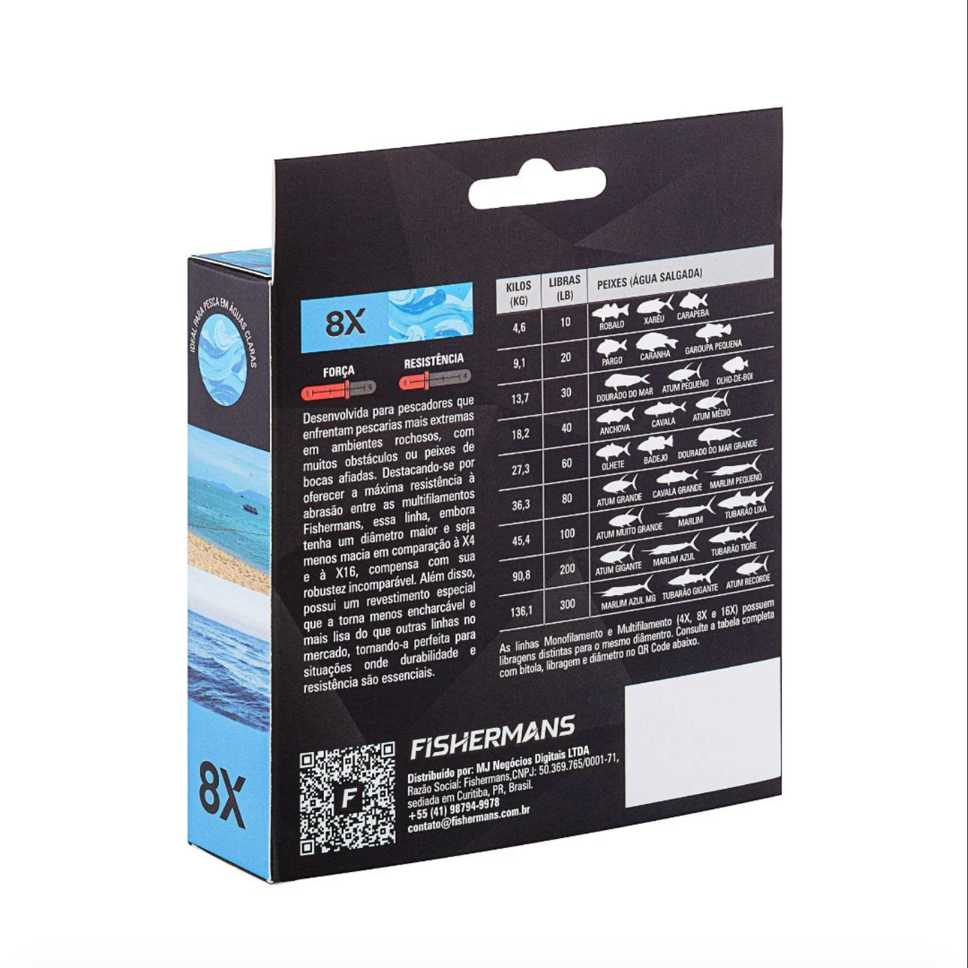 Oceânica (Águas Claras) Multifilamento 8X