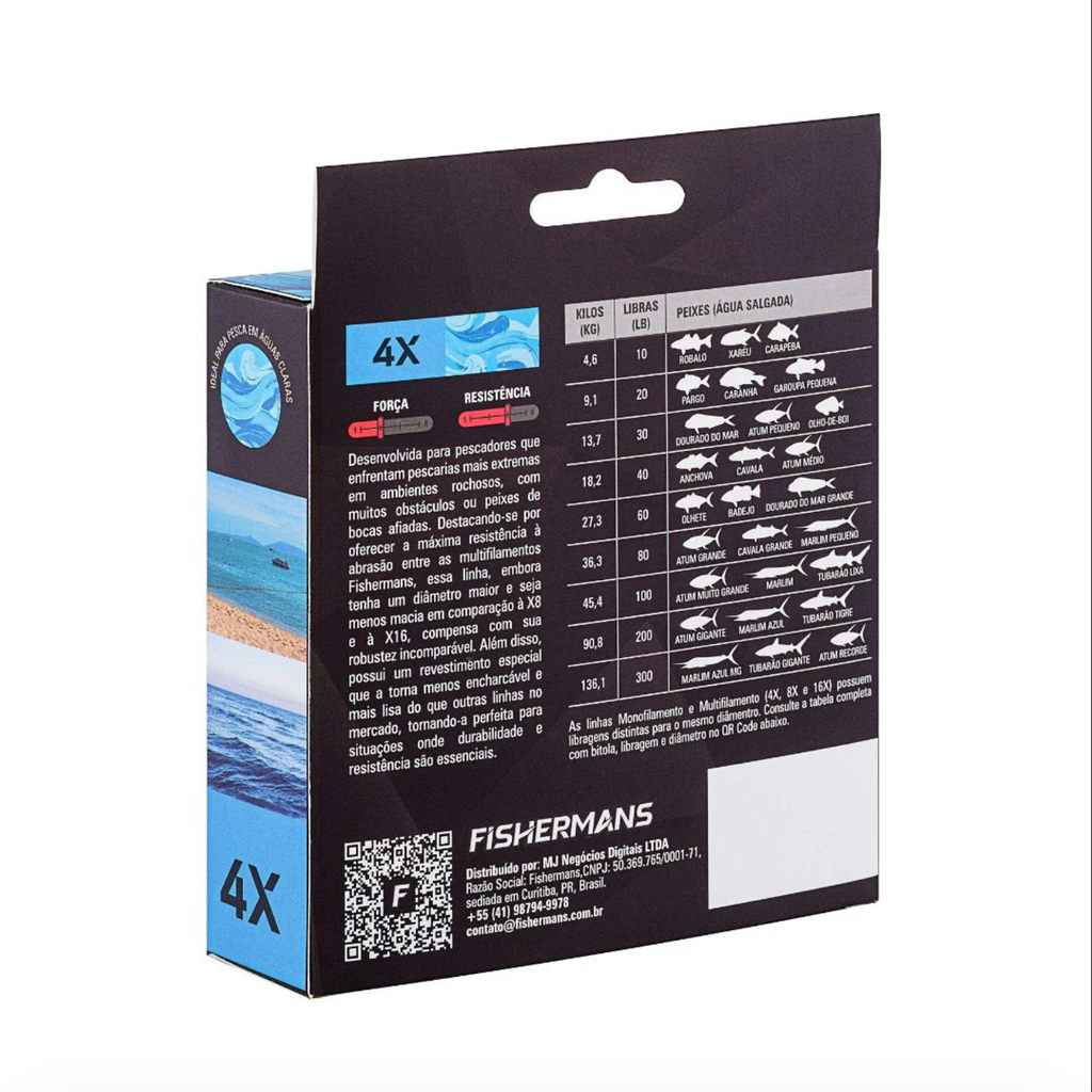 Oceânica (Águas Claras) Multifilamento 4X